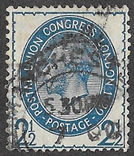 Great Britain. 1929 The 9th Congress of the Universal Postal Union in London. 2 1/2p. Cancelled. Sc.208