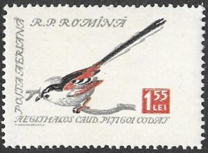 Romania. 1959 Songbirds. 1.55L. MNH. Mi1788