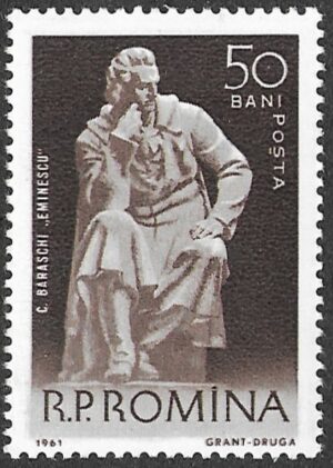 Romania. 1961 Romanian Sculptors. 50B. MNH. Mi1946