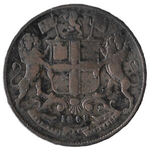 India. East India Company. 1858. ¼ Anna - Victoria. Copper. Fine. 6.17g. KM463. C214. RI.10