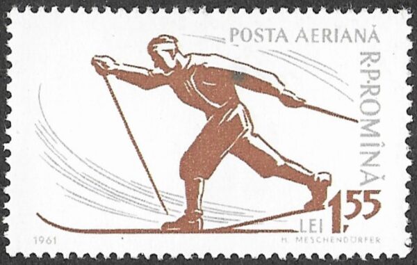 Romania. 1961 Winter Sports. 1L. MNH. Mi1956