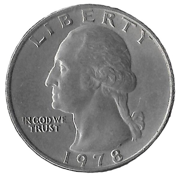 USA. 1978. ¼ Dollar "Washington Quarter". Copper-Nickel. XF. 5.60g. KM164a. C211. RI.2