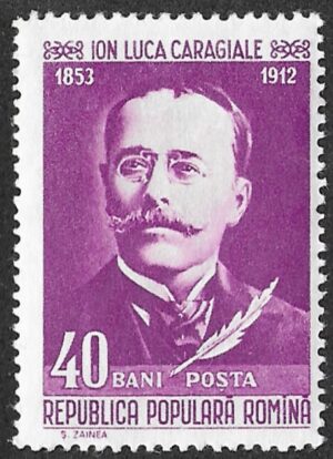 Romania. 1960 Romanian Novelists. Ion Luca Caragiale. 40B. MNH. Mi1828