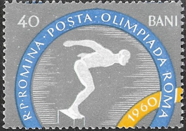 Romania. 1960 Olympic Games - Rome, Italy. 40B. MH. Mi1853