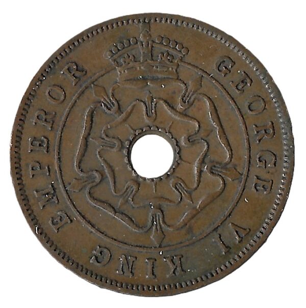 South Rhodesia. 1947. 1 Penny - George VI. Bronze. XF. 6.50g. KM8a. C188. RI.11