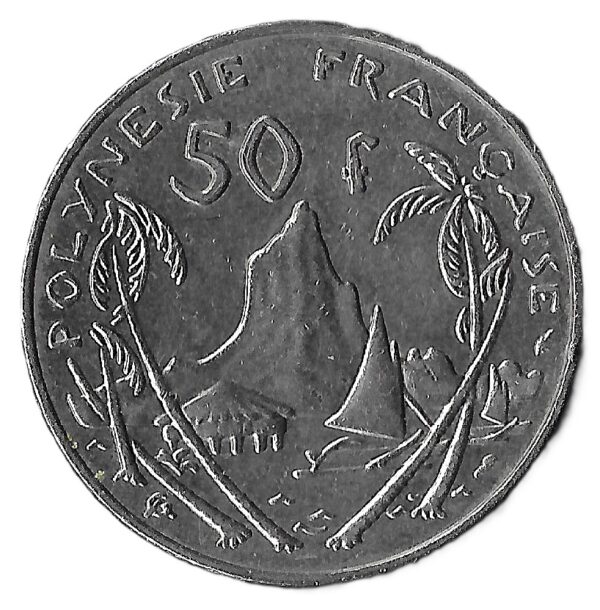 French Polynesia. 1982. 50 Francs. Nickel. UNC. 15.14g. KM13. C203. RI.7