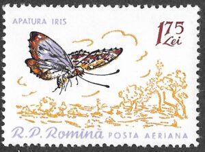 Romania. 1960 Butterflies & Moths. 1.75L. MNH. Mi1923