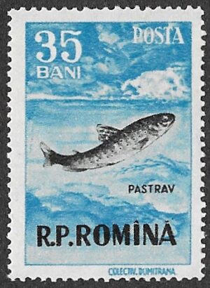 Romania. 1956 Game Animals. 35B. MNH. Cat Mi1567