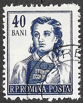 Romania. 1955 -1956 Professions. 40B. Cancelled. Cat Mi1546