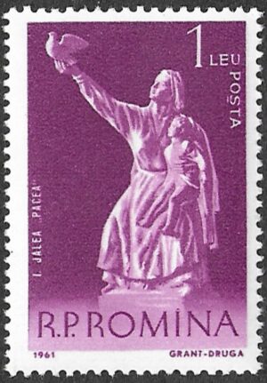 Romania. 1961 Romanian Sculptors. 1L. MNH. Mi1948