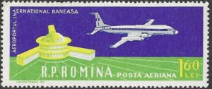 Romania. 1960 Airmail. The 50th Anniversary of the First Flight of Aurel Vlaicu(1882-1913). 1.60L. MNH. Mi1866