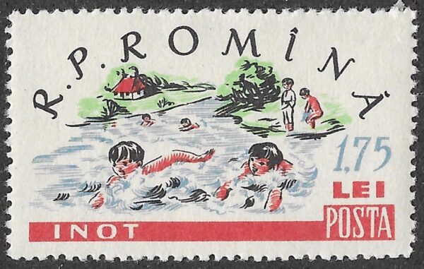 Romania. 1960 Children`s Sports. 1.75L. MNH. Mi1917