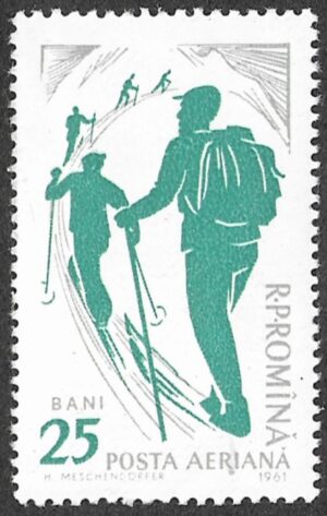 Romania. 1961 Winter Sports. 25B. MNH. Mi1953