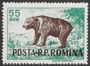 Romania. 1956 Game Animals. 55B. MNH. Cat Mi1569