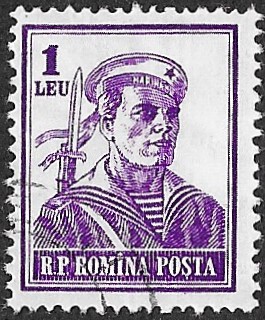 Romania. 1955 Professions. 1L. Cancelled. Cat Mi1506