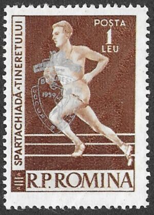 Romania. 1959 Balkan Games. 1L. MNH. Mi1793