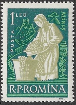 Romania. 1960 Wine Making. 1L. MNH. Mi1939