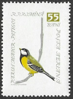 Romania. 1959 Songbirds. 55B. MNH. Mi1786