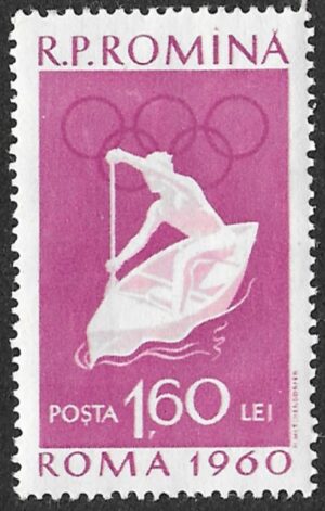 Romania. 1960 Olympic Games - Rome, Italy. 1.60L. MNH. Mi1851