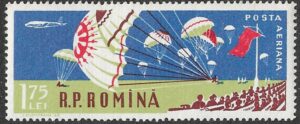 Romania. 1960 Airmail. The 50th Anniversary of the First Flight of Aurel Vlaicu(1882-1913). 1.75L. MNH. Mi1867