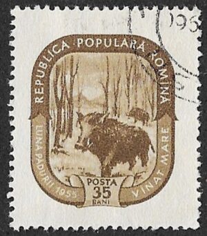 Romania. 1955 Forest Month. 35B. Cancelled. Cat Mi1497