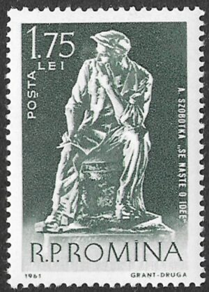 Romania. 1961 Romanian Sculptors. 1.75L. MNH. Mi1950