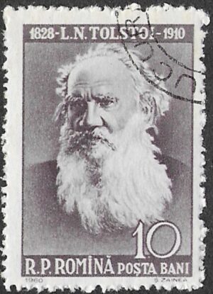 Romania. 1960 Personalities. Leo Tolstoi. 10B. Cancelled. Mi1890