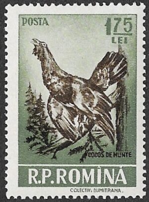 Romania. 1956 Game Animals. 1.75L. MNH. Cat Mi1573