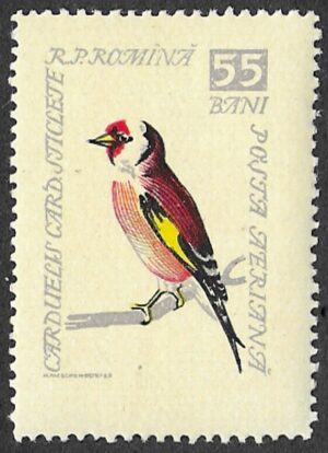 Romania. 1959 Songbirds. 55B. MNH. Mi1784