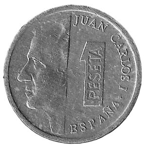 Spain. 1997. 1 Peseta - Juan Carlos I. Aluminium. XF. 0.54g. KM832. C107. RI.3