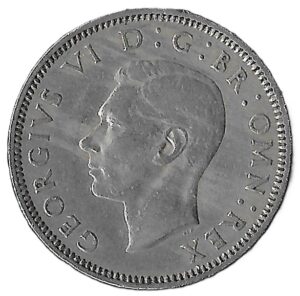 United Kingdom. 1950. 1 Shilling - George VI Scottish crest; without 'IND:IMP'. Copper-Nickel. XF. 5.61g. KM877. C143. RI.4