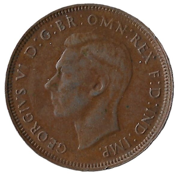 Australia. 1948. ½ Penny - George VI. Bronze. VF. 5.70g. KM41. C148. RI.6