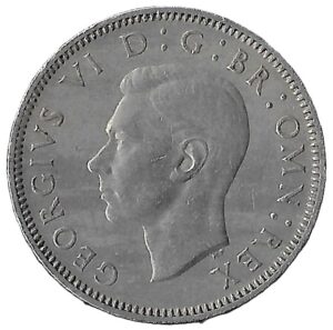 United Kingdom. 1947. 1 Shilling - George VI Scottish crest; with 'IND:IMP'. Copper-Nickel. AU. 5.68g. KM864. C162. RI.4