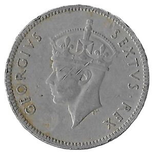 East Africa. 1948. 50 Cents - George VI. Copper-Nickel. VF. 3.81g. KM30. C165. RI.7