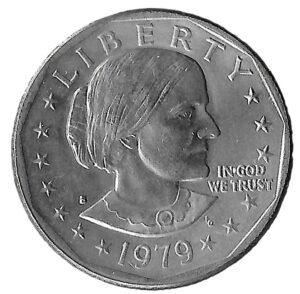 USA. 1979. 1 Dollar "Susan B. Anthony Dollar". Copper-Nickel. AU. 8.03g. KM207. C170. RI.3