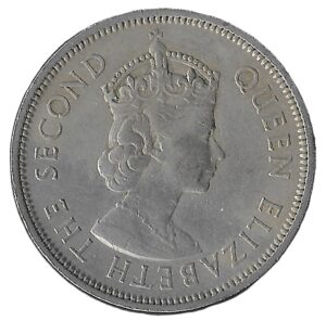 Hong Kong. 1970. 1 Dollar - Elizabeth II 1st portrait. Copper-Nickel. XF. 11.68g. KM31. C172. RI.5