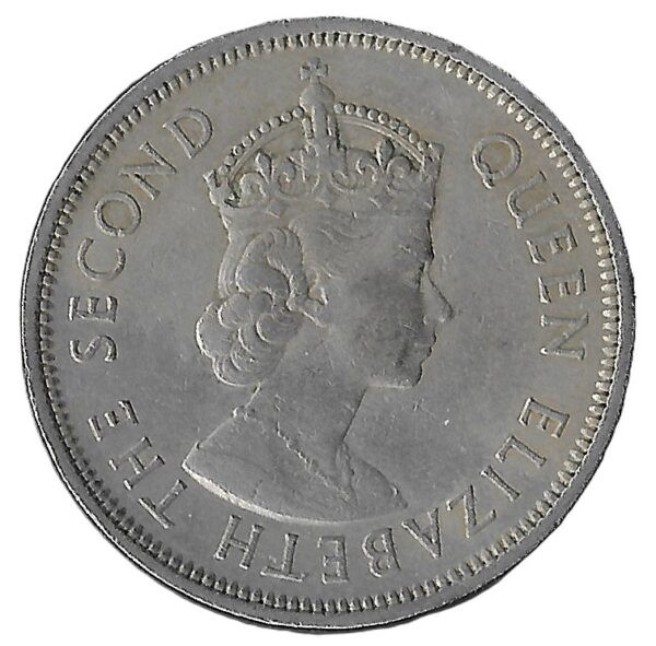 Hong Kong. 1970. 1 Dollar - Elizabeth II 1st portrait. Copper-Nickel. XF. 11.68g. KM31. C172. RI.5