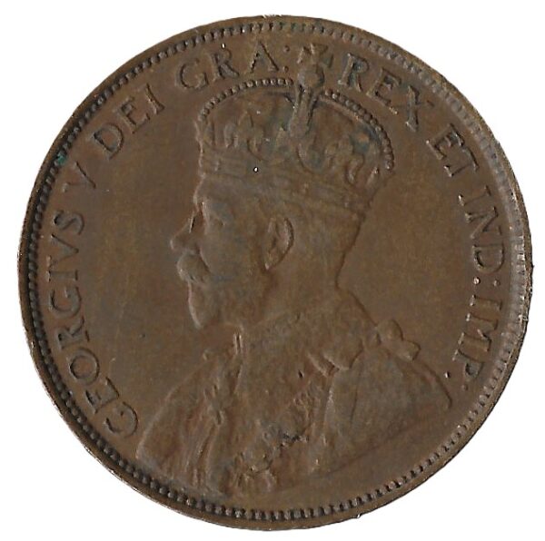 Canada. 1919. 1 Cent - George V with "DEI GRA". Bronze. XF. 5.61g. KM21. C167. RI.4