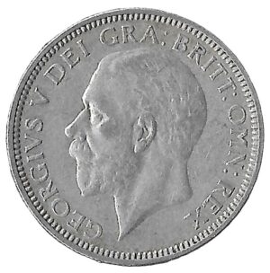 United Kingdom. 1935. 1 Shilling - George V 4th type. Silver (.500). XF. 5.61g. KM833. C2310. RI.5