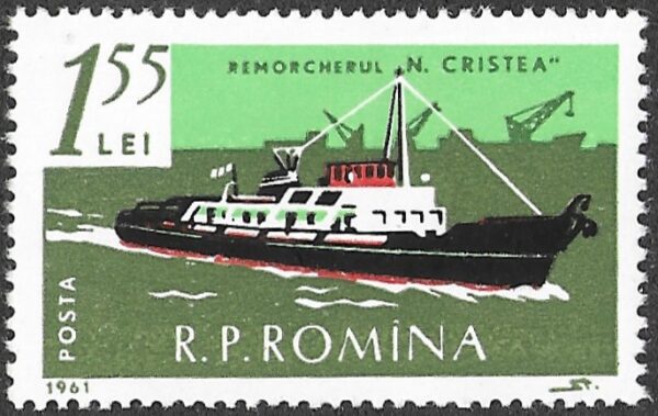 Romania. 1961 Ships. 1.55L. MNH. Mi1976