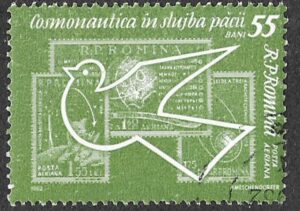 Romania. 1962 Airmail - Space Exploring. 55B. Cancelled. Mi2087