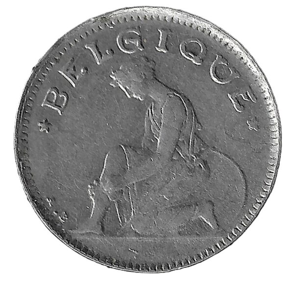 Belgium. 1930. 50 Centimes French text. Nickel. XF. 2.50g. KM87. C257. RI.5