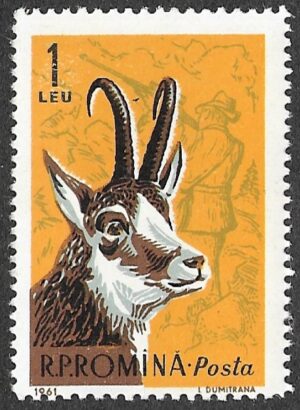 Romania. 1961 Game Animals. 1L. MNH. Mi1987