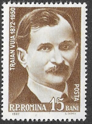 Romania. 1962 Romanian Scientists. Traian Vuia. 15B. MNH. Mi2069