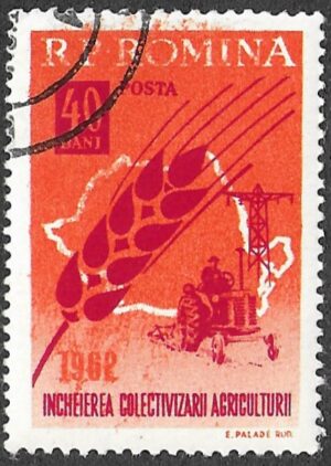 Romania. 1962 Agricultural Collectivisation. 40B. Cancelled. Mi2044