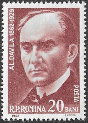 Romania. 1962 Romanian Scientists. Alexandru Davila. 20B. MNH. Mi2070