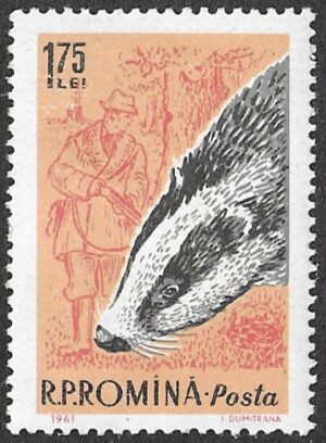 Romania. 1961 Game Animals. 1.75L. MNH. Mi1989