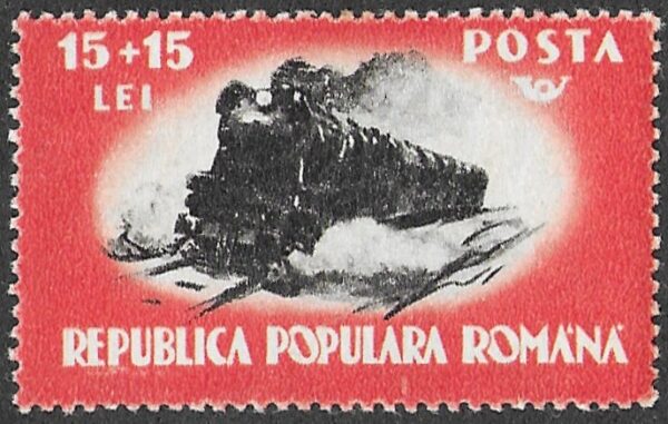 Romania. 1948 Transport. 15L+15L. MH. Cat Mi1168