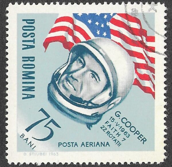 Romania. 1964 Space Travel. 75B. Cancelled. Mi2245