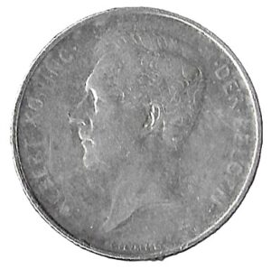 Belgium. 1913. 1 Franc - Albert I Dutch text. F. Silver (.835). 4.96g. KM73. C363. RI.9